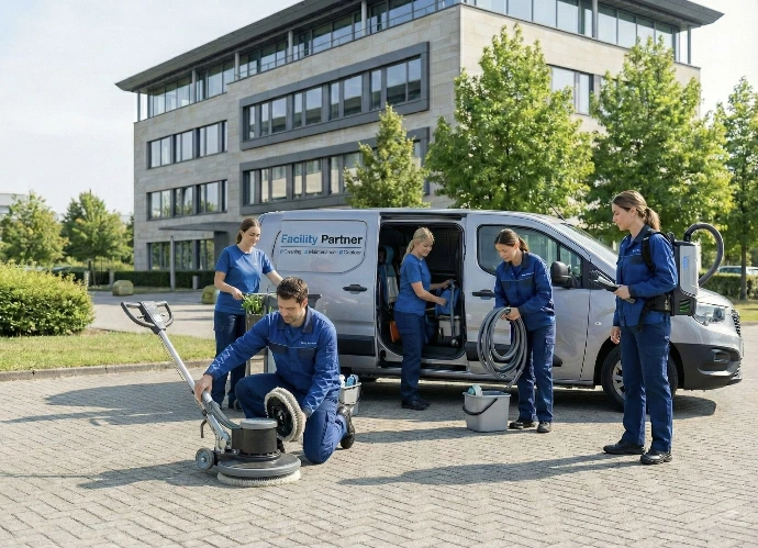 Grand nettoyage après chantier par Facility Partner